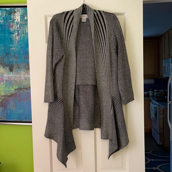 Once 1 Again Metallic Sweater Jacket - Picture 1 of 11